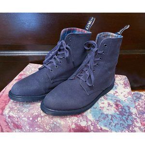 Doc Martens | Evan 7 Eye Canvas Blue Boots